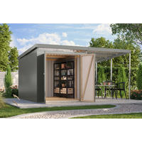 Karibu Gartenhaus IIndra 2,5 grau B/H/T: ca. 206x213x289 cm IIndra 2,5 - grau (206,00/213,00/289,00cm) - Karibu