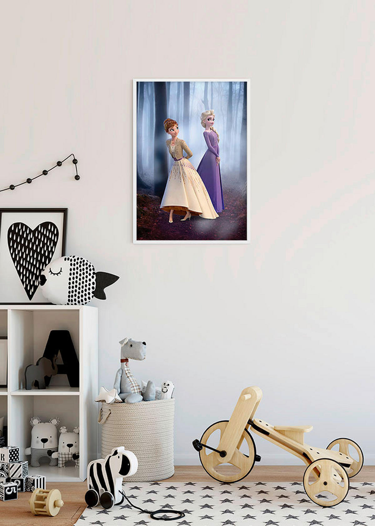 Komar Poster Frozen Wood Walk Disney B/L: ca. 40x50 cm Frozen Wood Walk - (40,00/50,00cm) - Komar