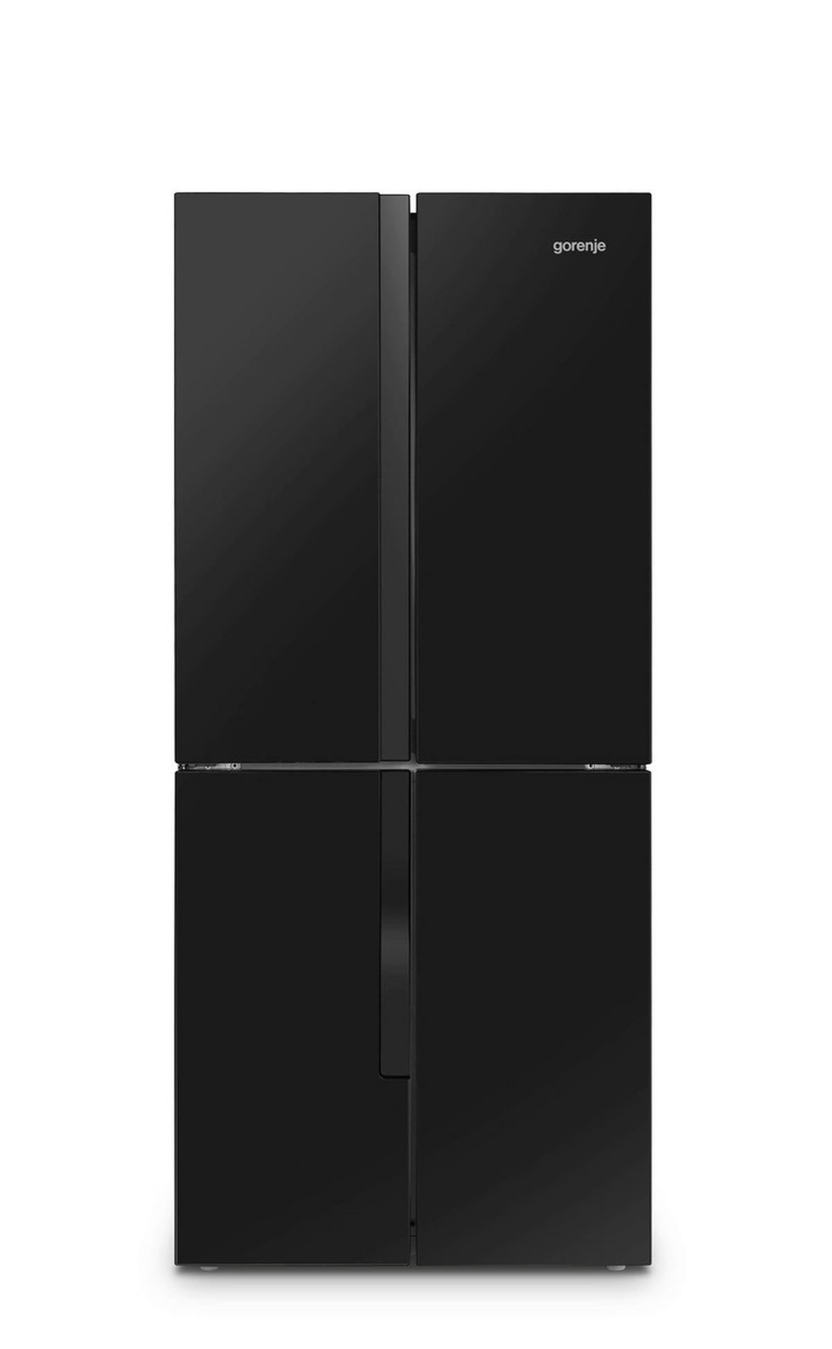 Gorenje Cross-Door Kühl/Gefrierkombination NRM818EMB schwarz B/H/T: ca. 79,4x181,6x64,3 cm Multi-Door NRM818EMB - schwarz (79,40/181,60/64,30cm) - Gorenje