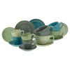 CreaTable Kaffeetassenset Nature Collection BUNT bunt Steinzeug 16 tlg. Nature Collection BUNT - bunt - CreaTable