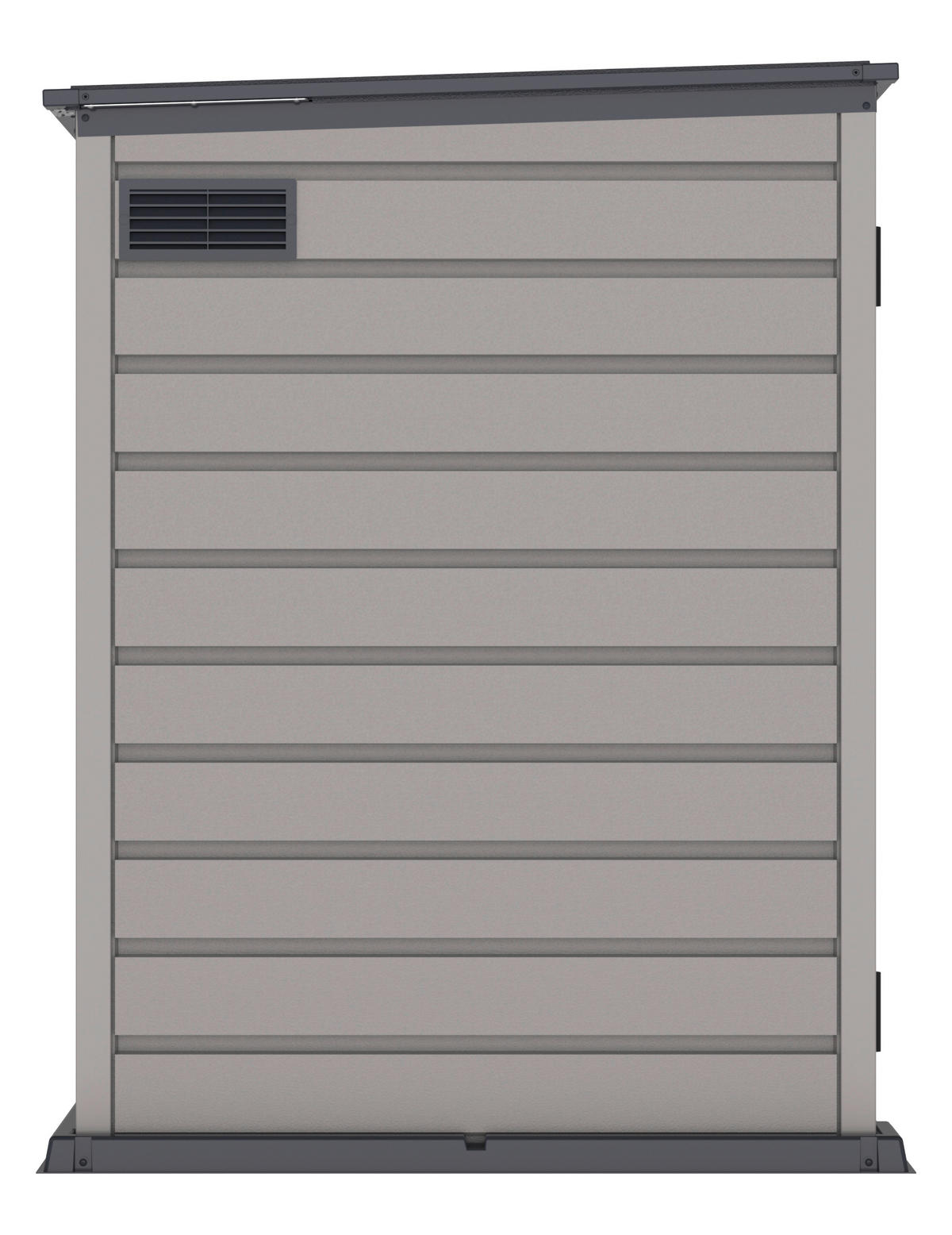 VCM Mülltonnenbox 3er StoreAway grau Kunststoff B/H/L: ca. 124x190x108 cm StoreAway - grau (108,00/124,00/190,00cm) - VCM