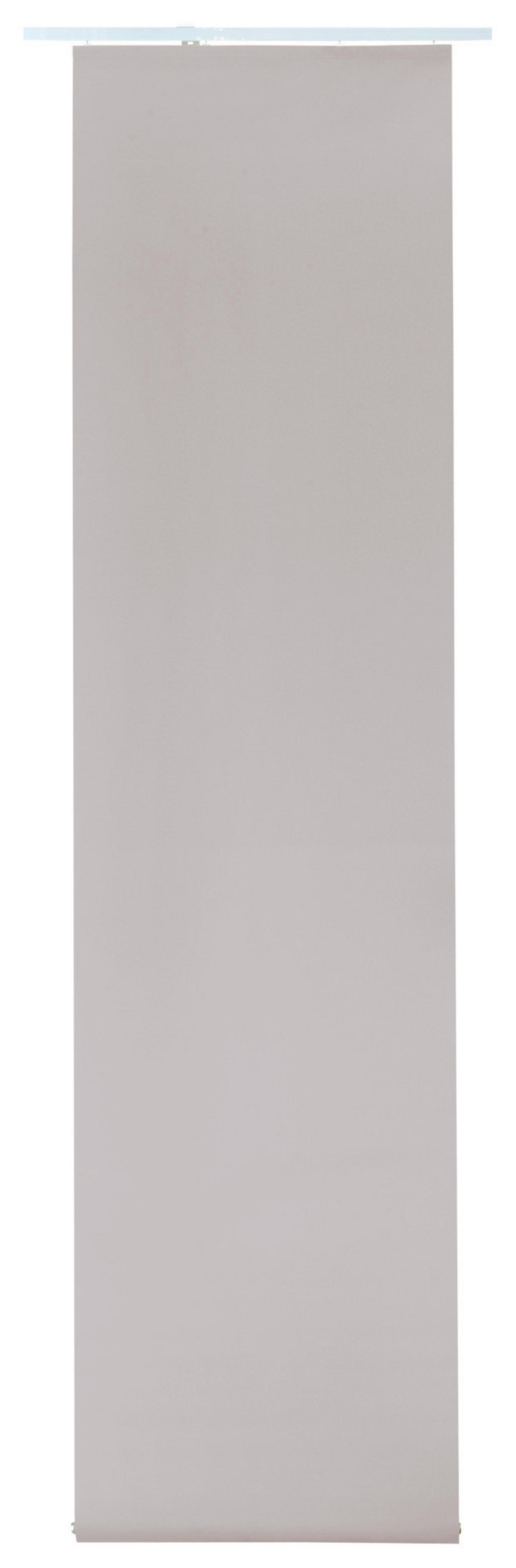 POCOline Schiebevorhang Neapel Silbergrau B/L: ca. 60x245 cm Neapel - Silbergrau (60,00/245,00cm) - POCOline