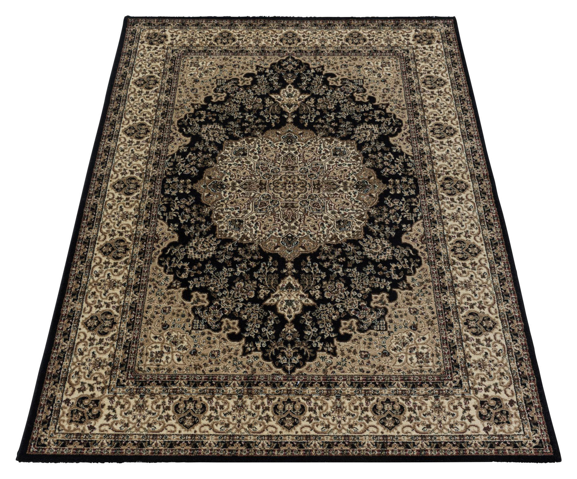 Ayyildiz Teppich KASHMIR schwarz B/L: ca. 120x170 cm KASHMIR - schwarz (120,00/170,00cm) - Ayyildiz