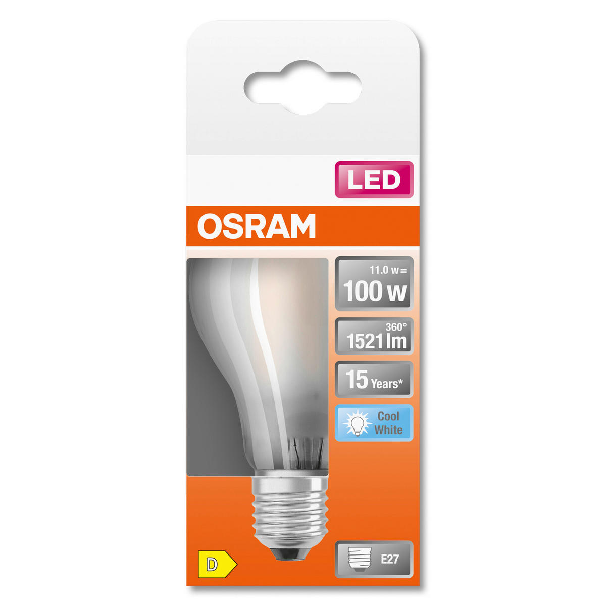 OSRAM Tropfenlampe E27 LED-Tropfenlampe_Osram E27 - klar (6,00cm) - OSRAM