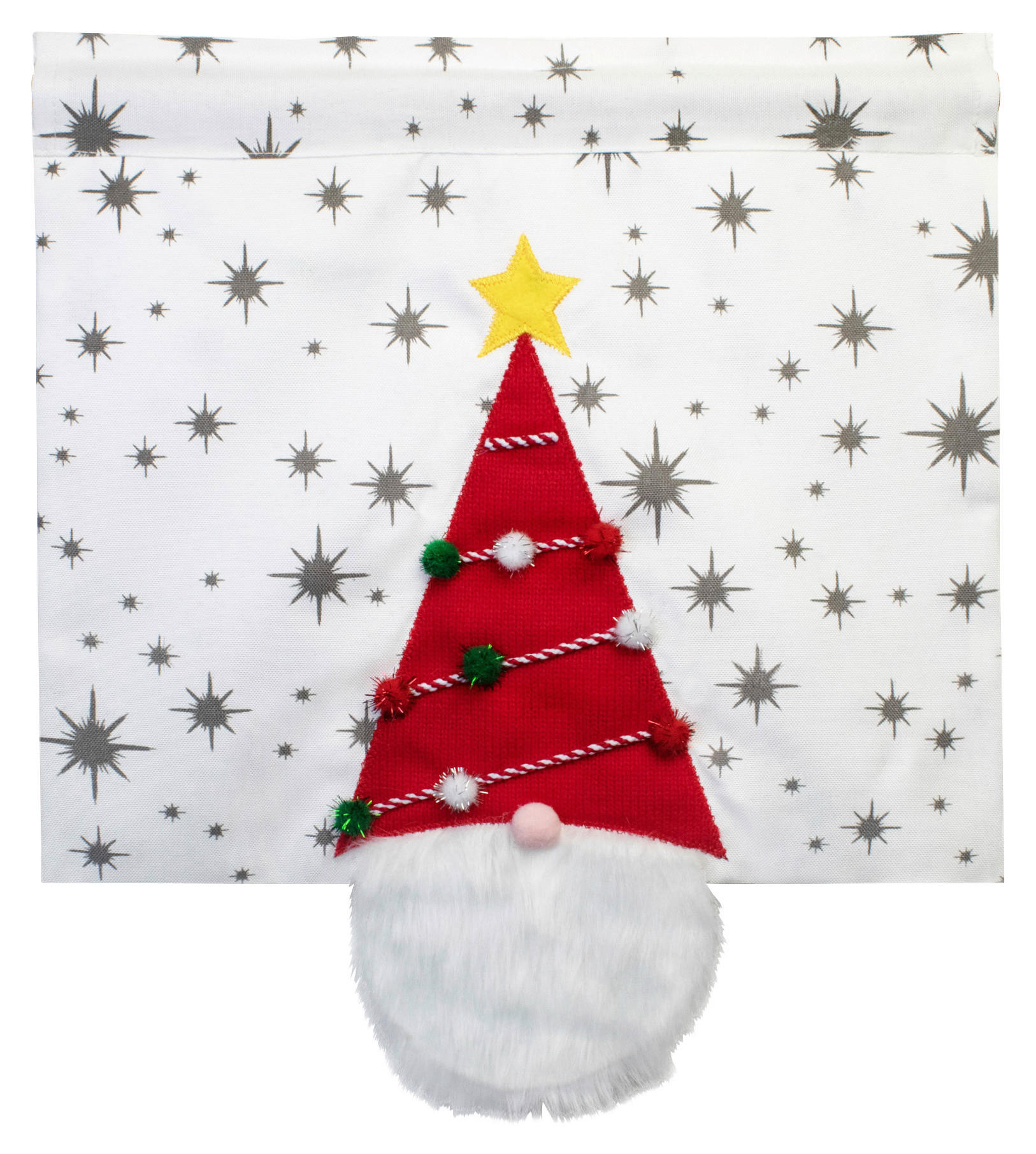 Scheibengardine Tannenbaum Wichtel bunt B/L: ca. 35x40 cm Tannenbaum Wichtel - bunt (35,00/40,00cm)
