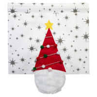 Scheibengardine Tannenbaum Wichtel bunt B/L: ca. 35x40 cm Tannenbaum Wichtel - bunt (35,00/40,00cm)