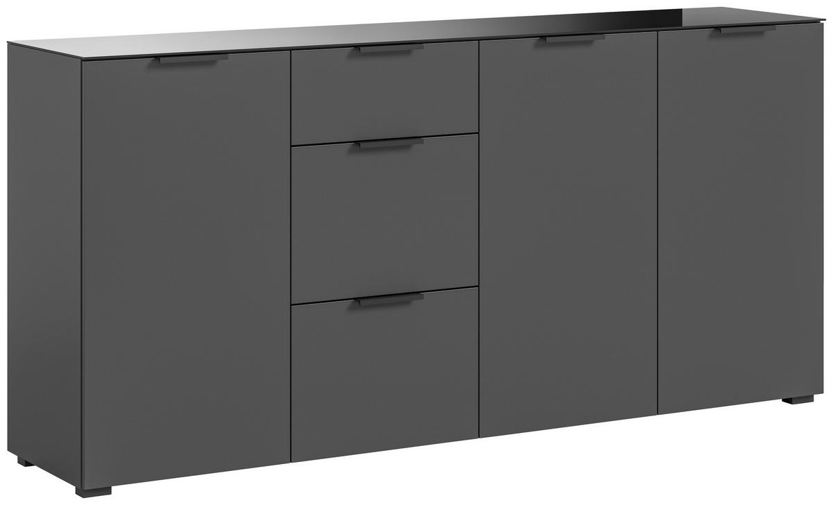 Kommode Ray anthrazit B/H/T: ca. 179x86x40 cm Ray - anthrazit (179,00/86,00/40,00cm) - xonox.home
