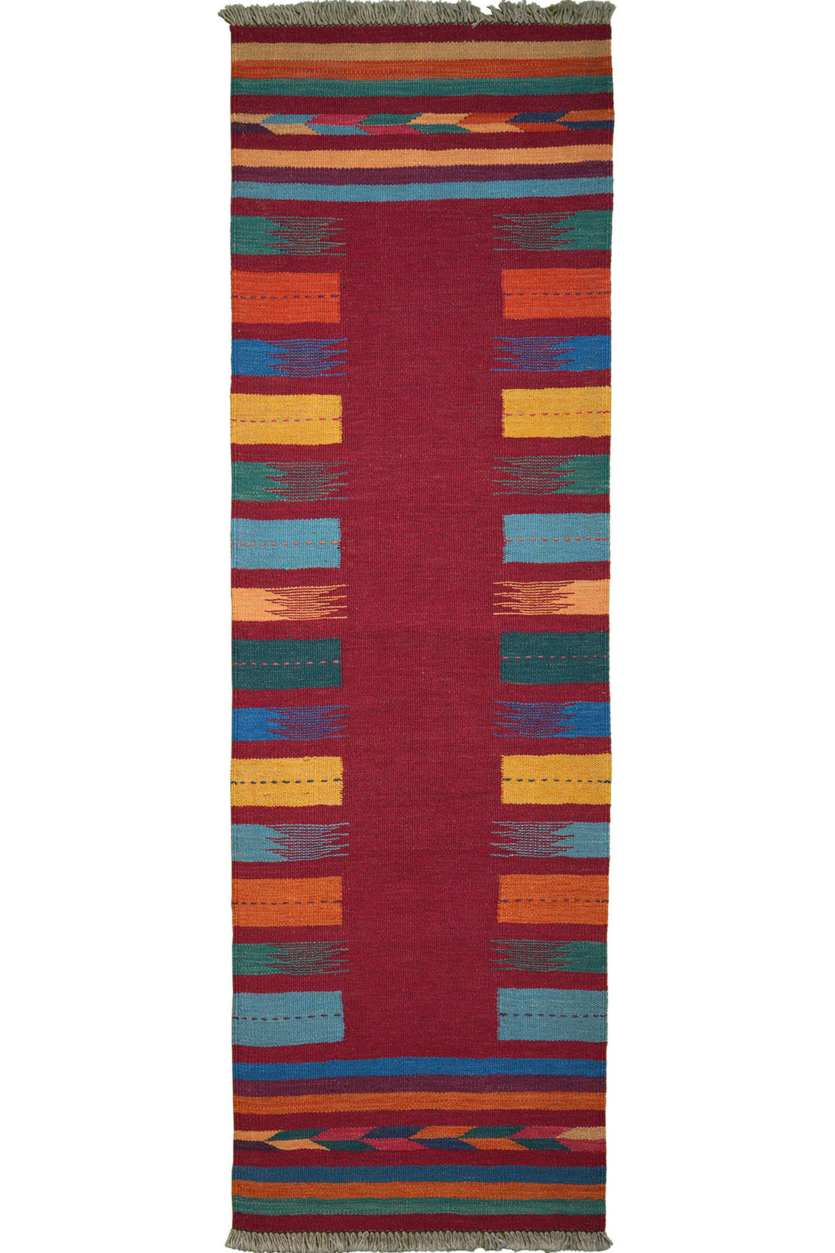 PersaTepp Teppich Kelim Gashgai bunt B/H/L: ca. 63x1x200 cm Kelim Gashgai - bunt (200,00/63,00/1,00cm) - PersaTepp