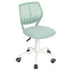 Drehstuhl Melina grün Melina - mint/weiß (49,50/75,00/49,50cm)