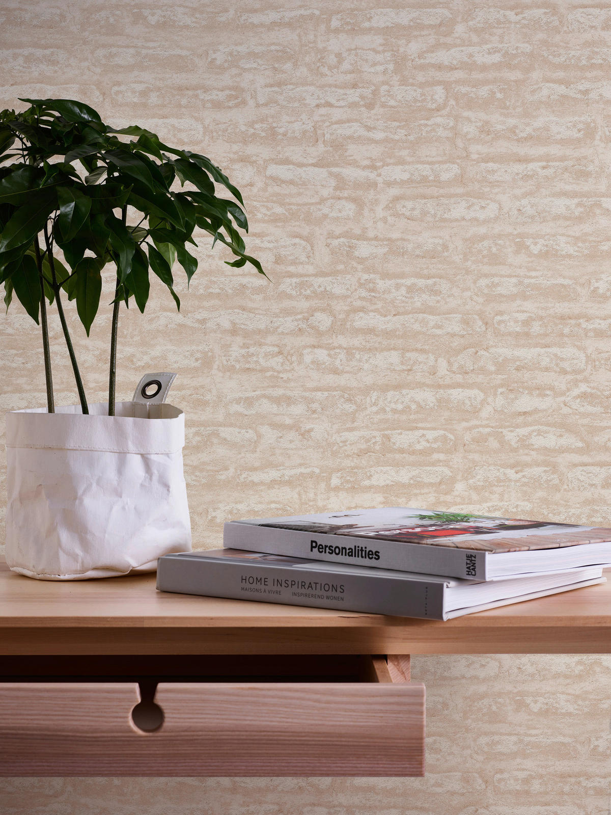 A.S.Creation Vliestapete Attractive 2 Steine beige B/L: ca. 53x1005 cm Attractive 2 - beige (53,00/1005,00cm) - A.S.Creation