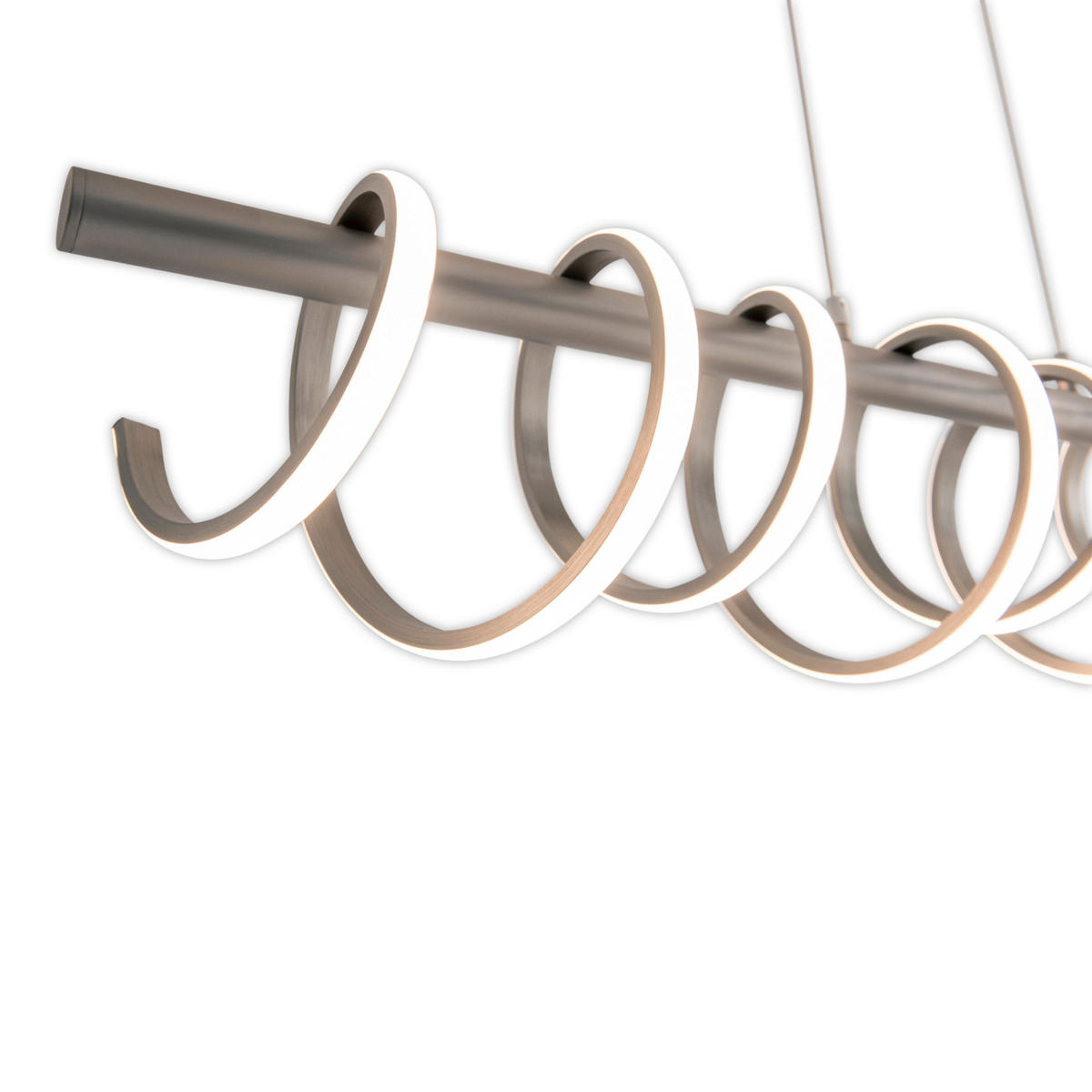 Näve Leuchten Pendelleuchte 7087750 nickel matt Metall B/H/T: ca. 20x150x100 cm null 1 Brennstellen Belleza - nickel matt (20,00/150,00/100,00cm) - Näve Leuchten