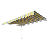 Gartenmarkise gelb B/H/L: ca. 295x0,3x250 cm Gartenmarkise - gelb/grau (250,00/295,00/0,30cm) - Outsunny
