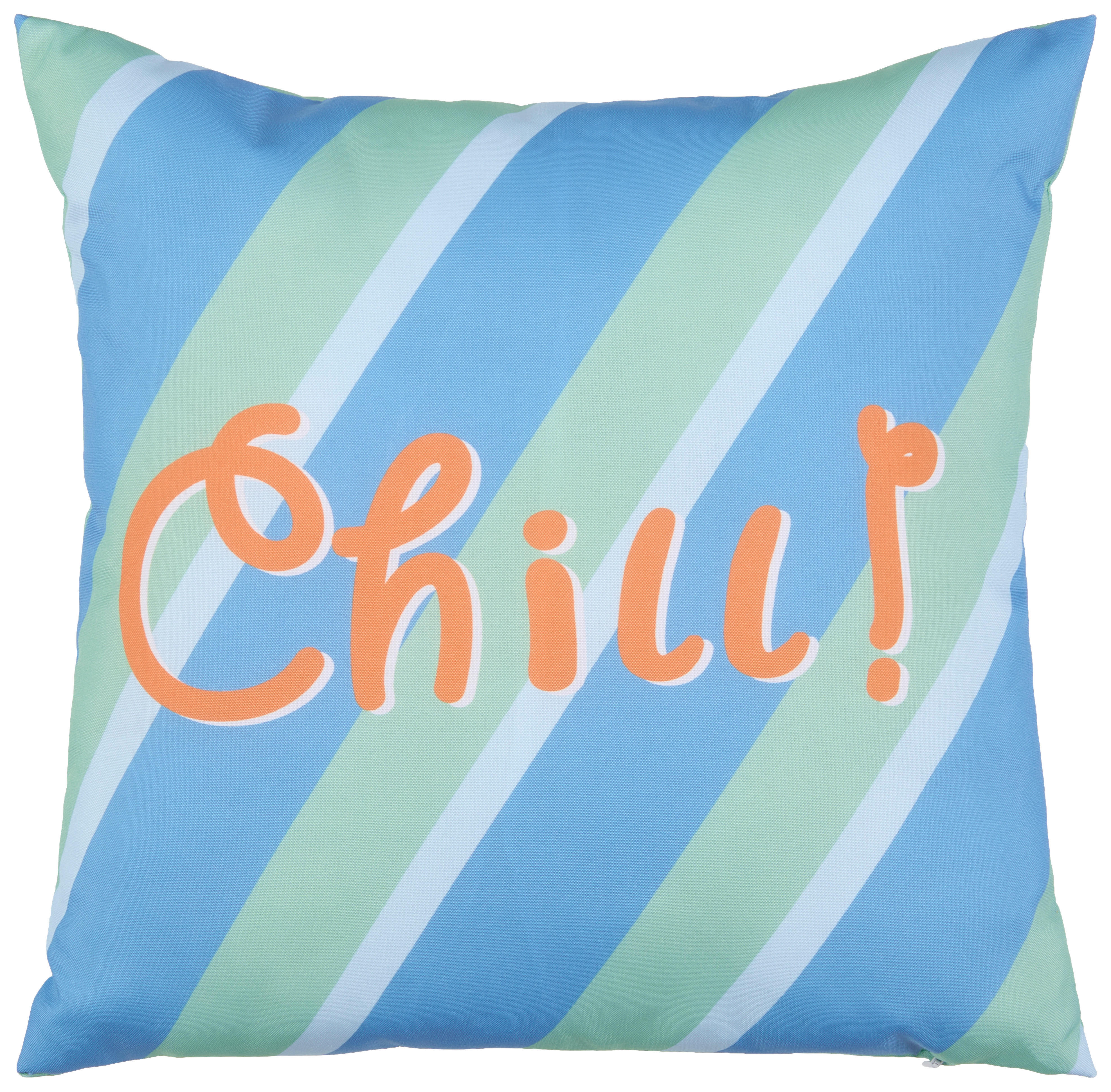 Dekokissen Dekokissen_Outdoor Chill 40x40cm - blau/hellgrün (40,00/40,00cm) - POCOline