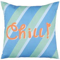Dekokissen Dekokissen_Outdoor Chill 40x40cm - blau/hellgrün (40,00/40,00cm) - POCOline