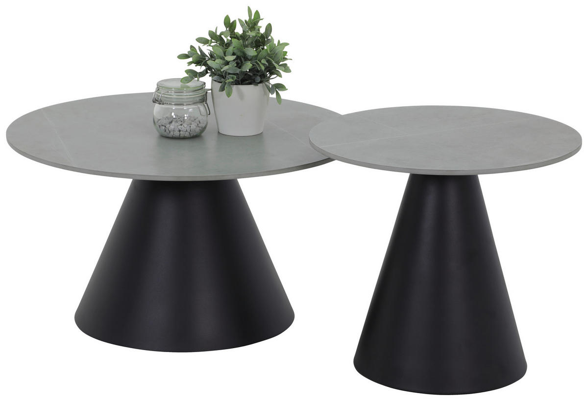 Couchtisch Dustin Marmoroptik grau B/H: ca. 70x46 cm Dustin - Marmoroptik/grau (70,00/46,00cm) - Hela