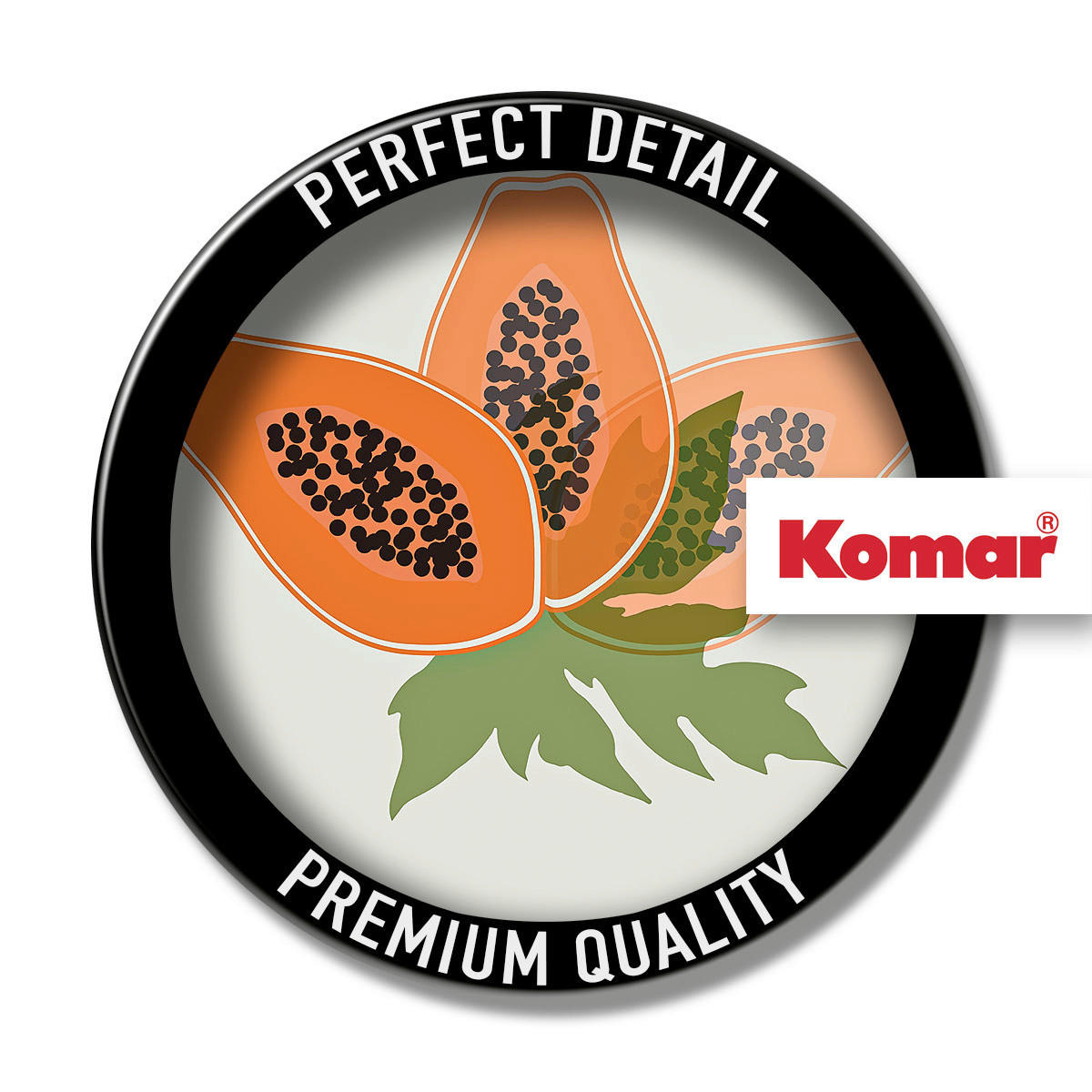 Komar Poster Cultivated Papaya Pflanzen B/L: ca. 50x70 cm Cultivated Papaya - (50,00/70,00cm) - Komar