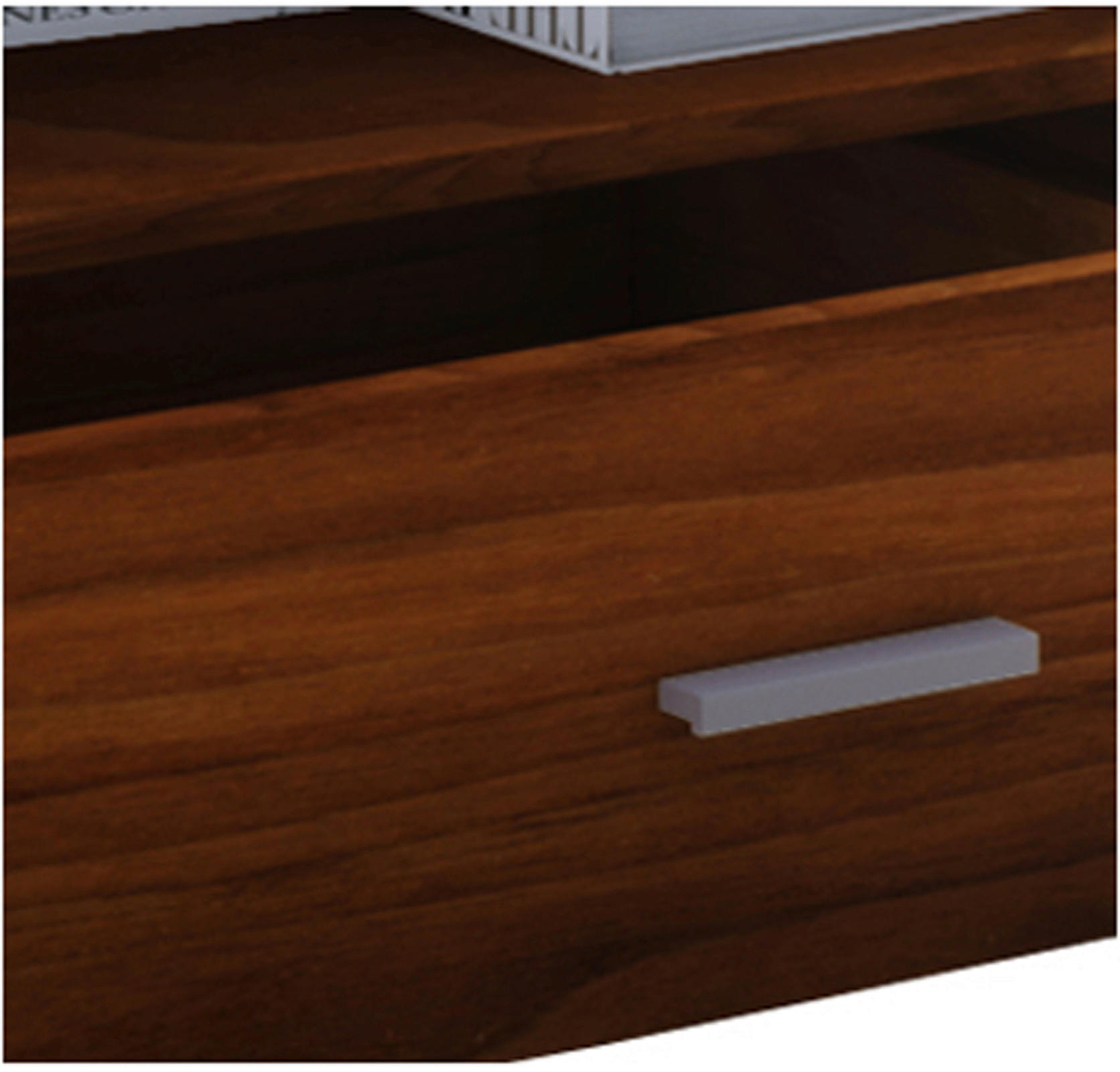 Couchtisch Junata nussbaum Nachbildung B/H/T: ca. 110x44x52 cm Junata - nussbaum (110,00/44,00/52,00cm) - VCM Möbel