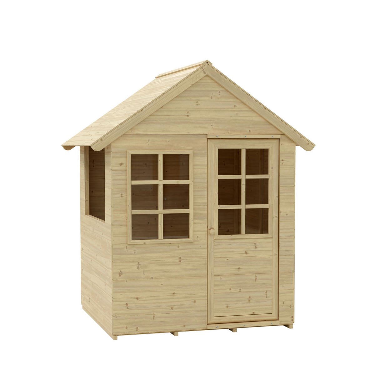 Zwerkules Spielhaus Holla natur B/H/L: ca. 121x140x97,5 cm Holla - natur (97,50/121,00/140,00cm) - Zwerkules