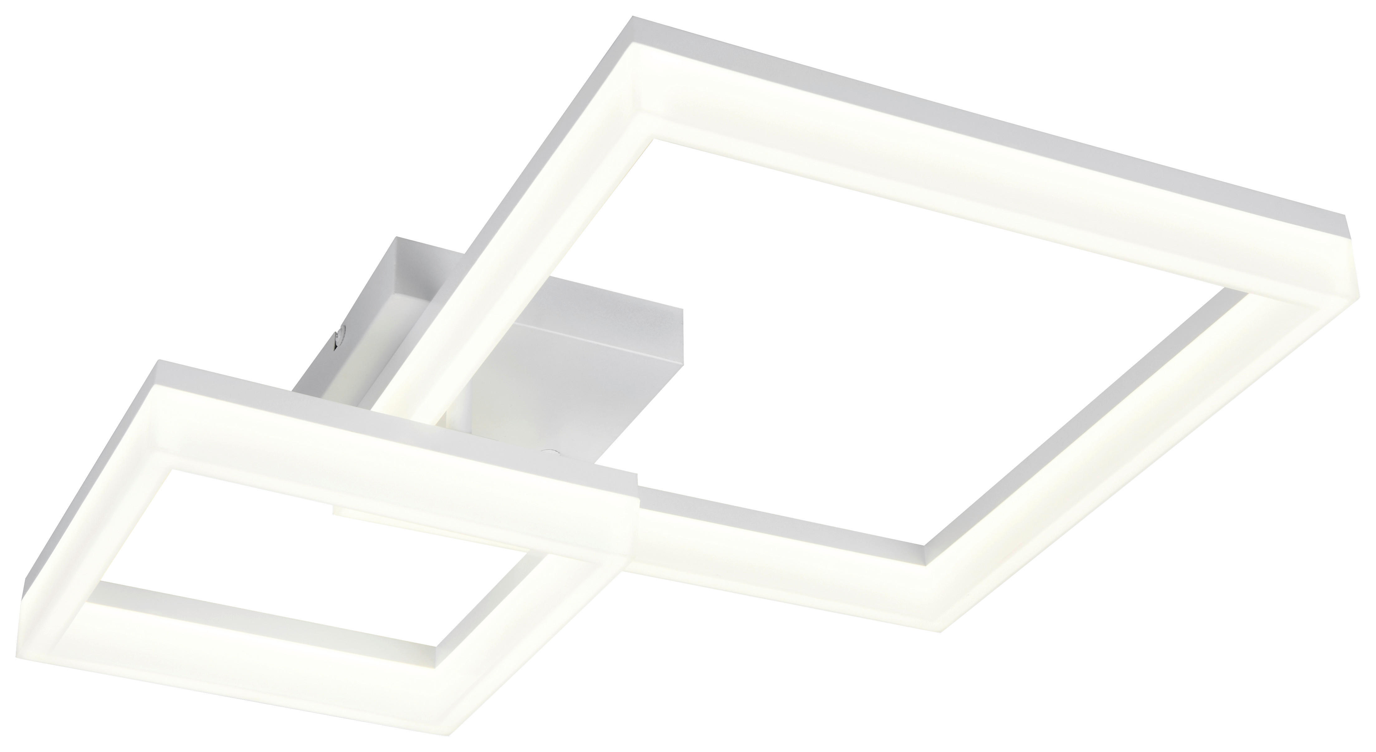 Reality Leuchten LED-Deckenleuchte weiß Metall Kunststoff B/L: ca. 46,5x62 cm LED-Deckenleuchte_Camino - weiß (46,50/62,00cm) - Reality Leuchten