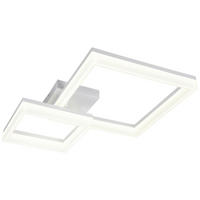 Reality Leuchten LED-Deckenleuchte weiß Metall Kunststoff B/L: ca. 46,5x62 cm LED-Deckenleuchte_Camino - weiß (46,50/62,00cm) - Reality Leuchten
