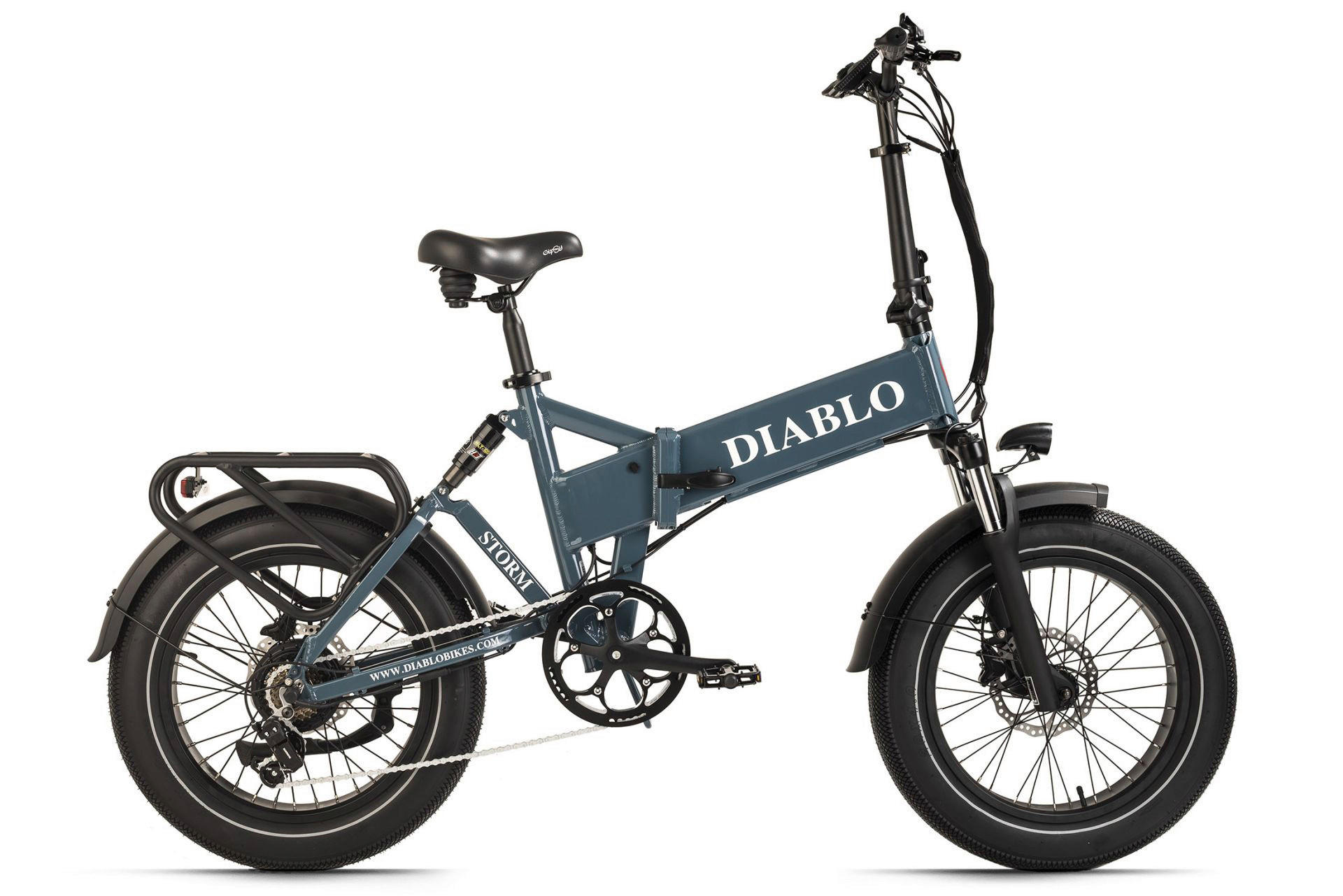 DIABLO BIKES E-Faltrad  Storm 20 Zoll Rahmenhöhe 46 cm 7 Gänge blau blau ca. 250 W ca. 20 Zoll