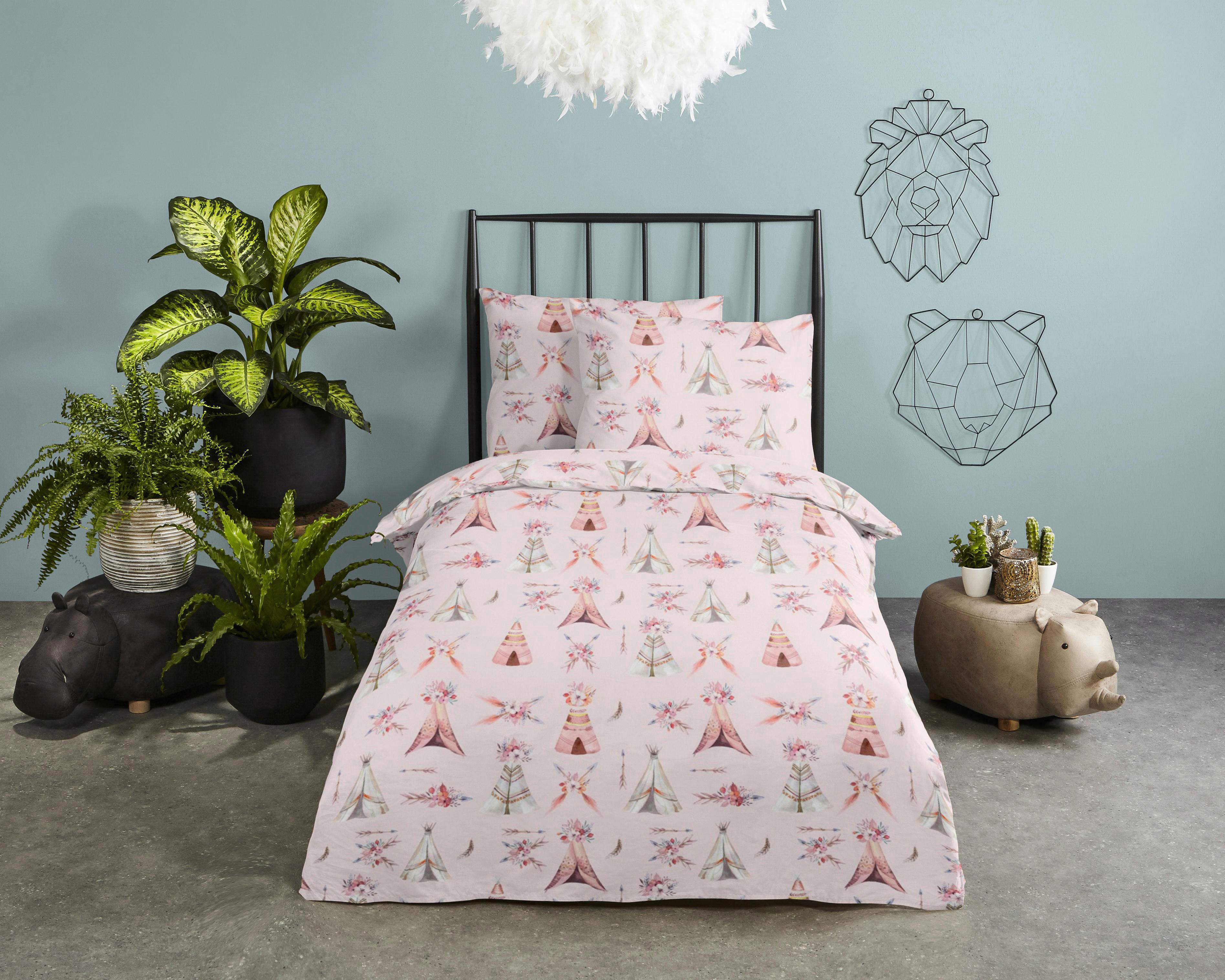 Bettwäsche Boho Multi Baumwolle B/L: ca. 120x150 cm Boho - Multi (120,00/150,00cm) - Good Morning