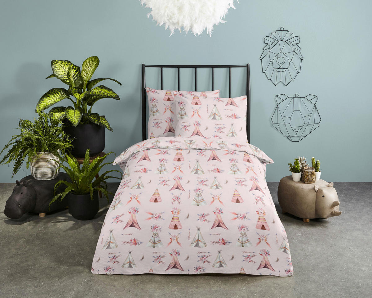 Bettwäsche Boho Multi Baumwolle B/L: ca. 120x150 cm Boho - Multi (120,00/150,00cm) - Good Morning