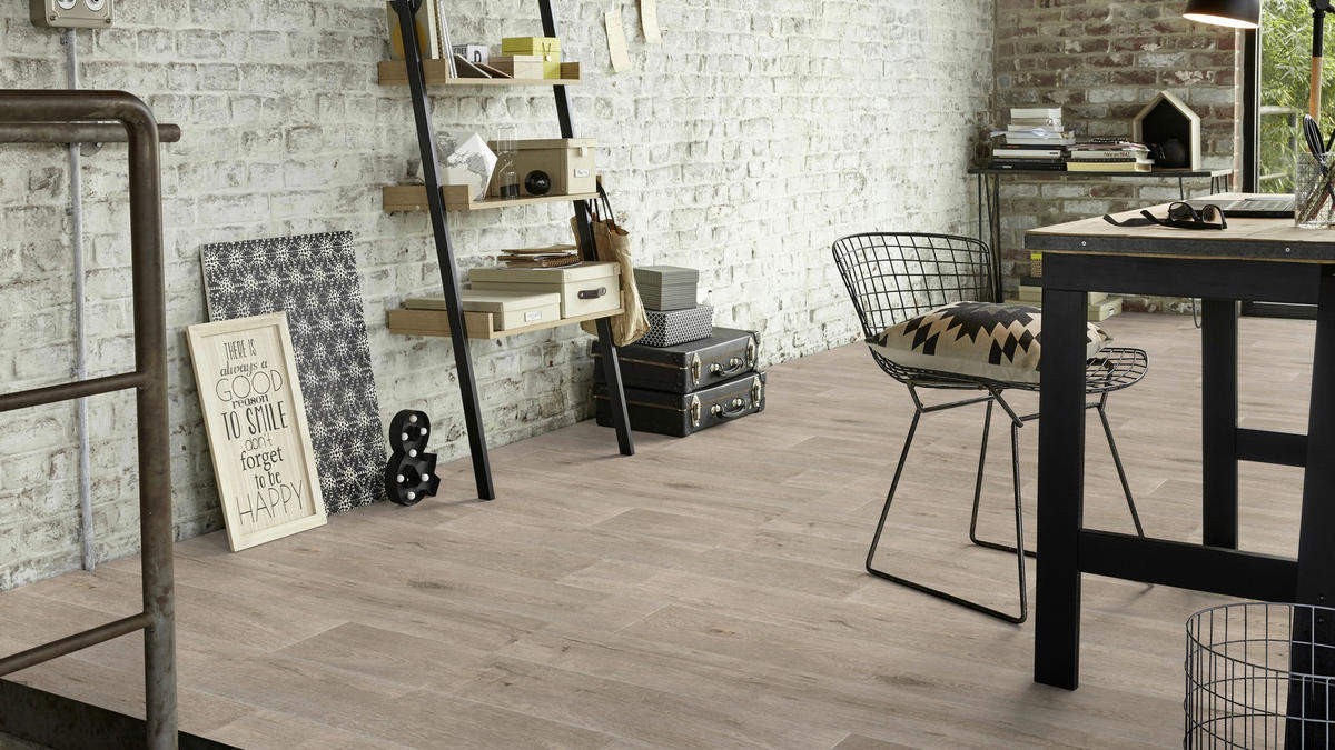 Vinylboden Iconik rustikal Eiche grau B: ca. 400 cm pro m² Iconik - rustikal (400,00cm)