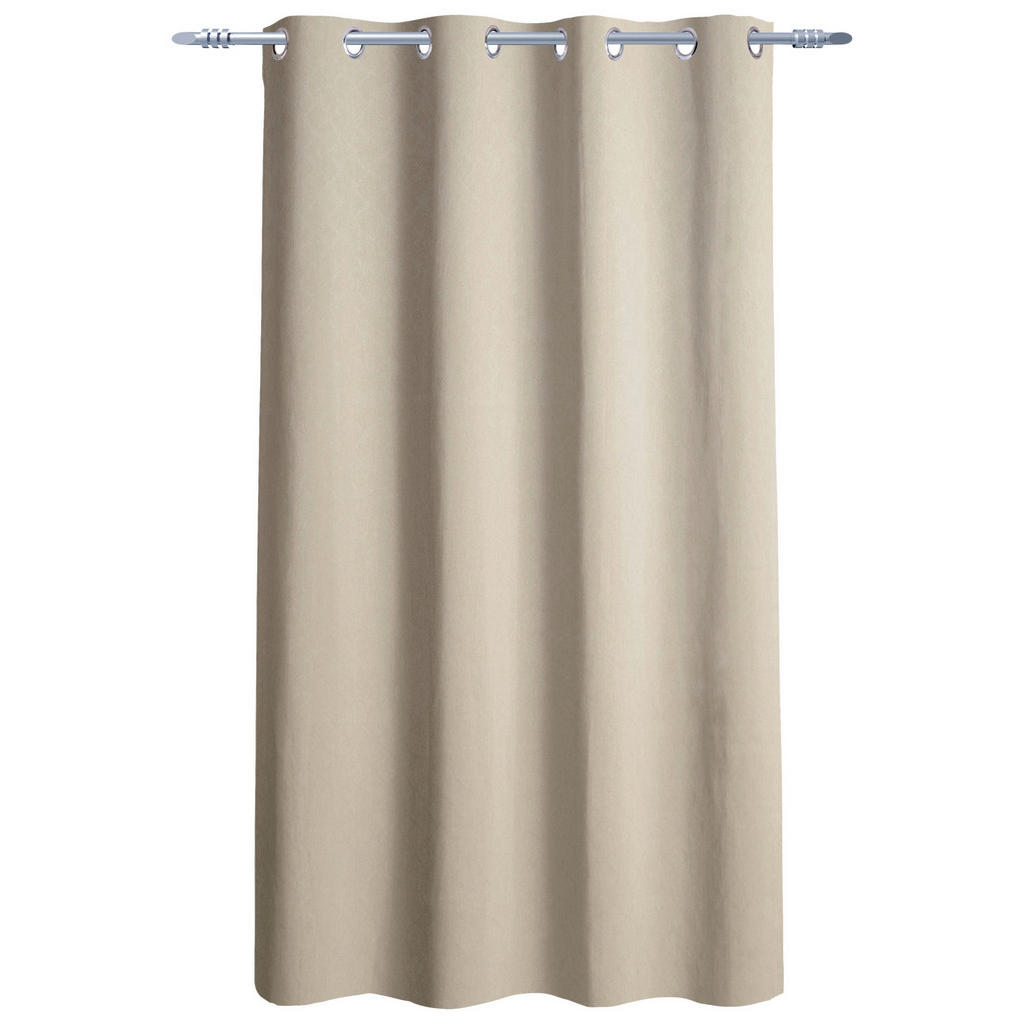 Thumbnail - Verdunklungsvorhang Larius beige B/L: ca. 140x175 cm