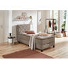Boxspringbett Jeff taupe Jeff - taupe (100,00/57,00/211,00cm)