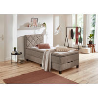 Boxspringbett Jeff taupe Jeff - taupe (100,00/57,00/211,00cm)