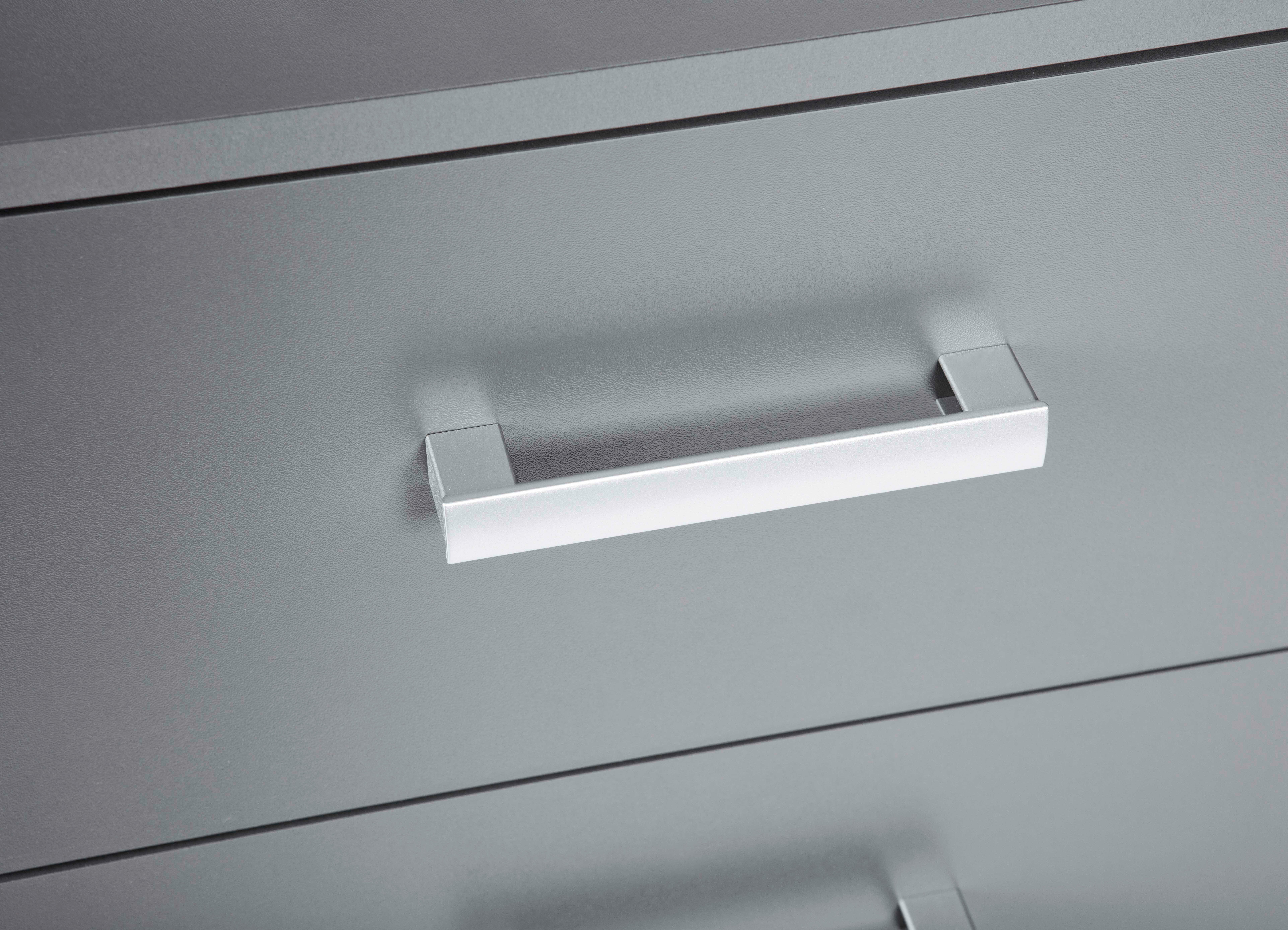 Kommode Elenzio Grafitgrau Optik B/H/T: ca. 41,2x91x40 cm Elenzio - (41,20/91,00/40,00cm) - Inter Link