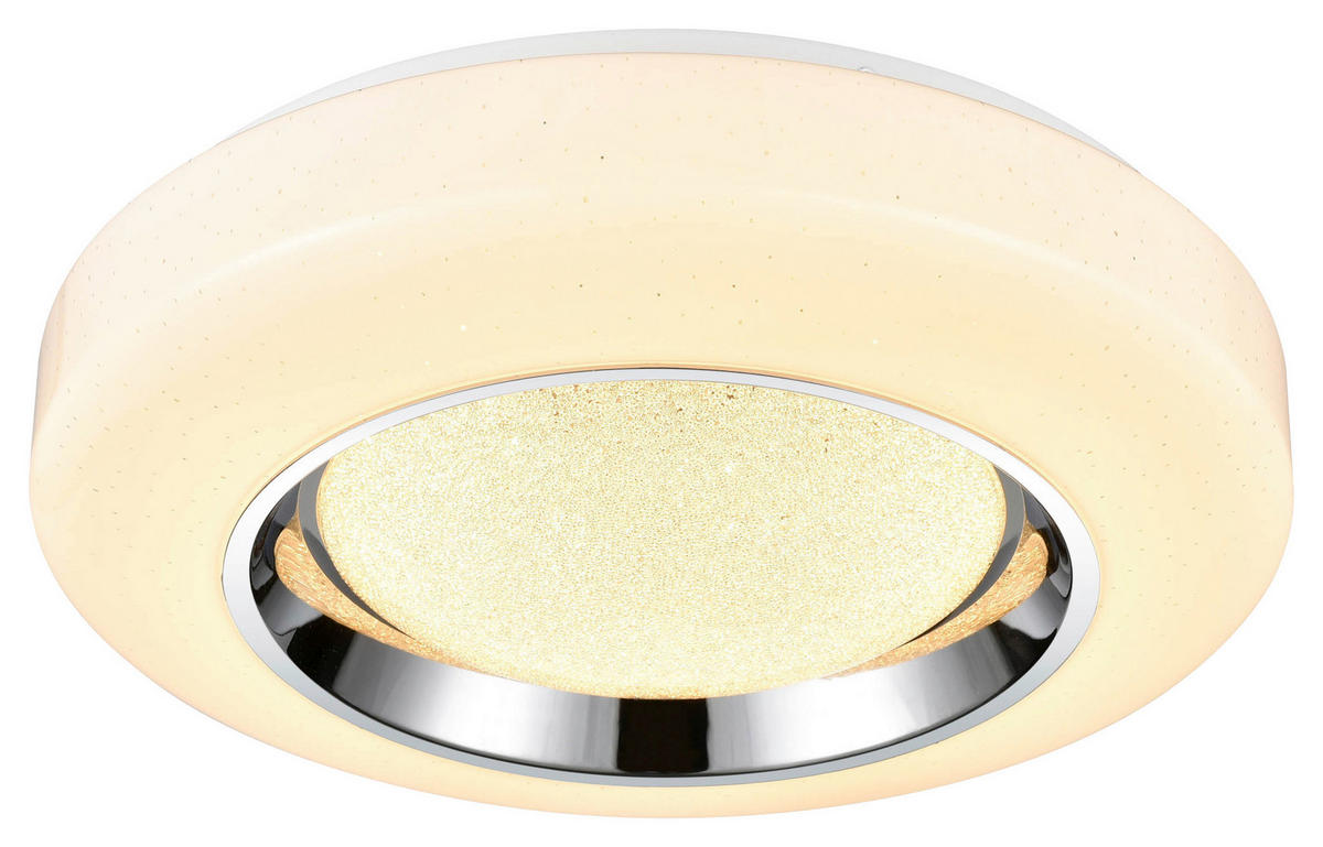 POCOline Deckenleuchte Arcenciel Chrom Metall Kunststoff H/D: ca. 7x38 cm 1 Brennstellen LED-Deckenleuchte_Arcenciel - Chrom (38,00/7,00cm) - POCOline