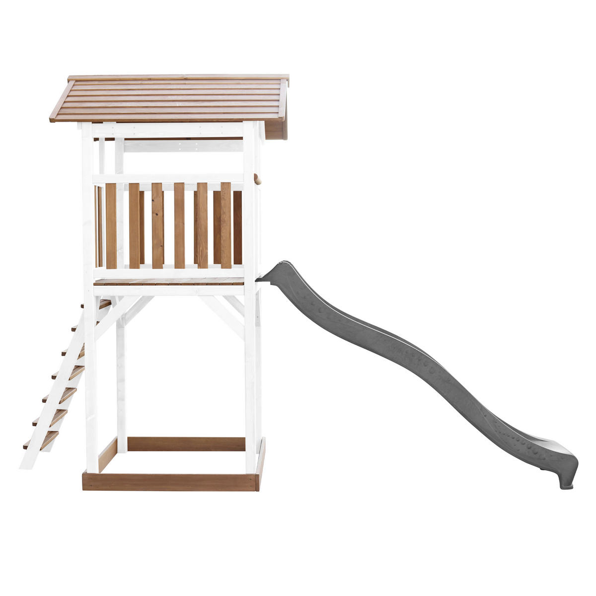 AXI Spielturm Beach Tower braun B/H/L: ca. 111x242x349 cm Beach Tower - braun/weiß (349,00/111,00/242,00cm) - AXI