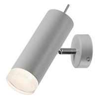 Lamkur Wandleuchte silber Aluminium Acryl Stahl B/H/L: ca. 20x14x30 cm E27 1 Brennstellen Felix - silber (30,00/20,00/14,00cm) - Lamkur