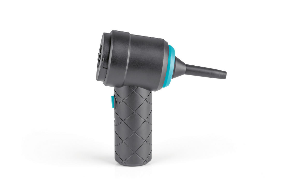 CLEANmaxx Akku-Handstaubsauger blau grau B/H/L: ca. 6,5x11,5x16 cm Akku-Handstaubsauger_6tlg. - blau/grau (16,00/6,50/11,50cm) - CLEANmaxx