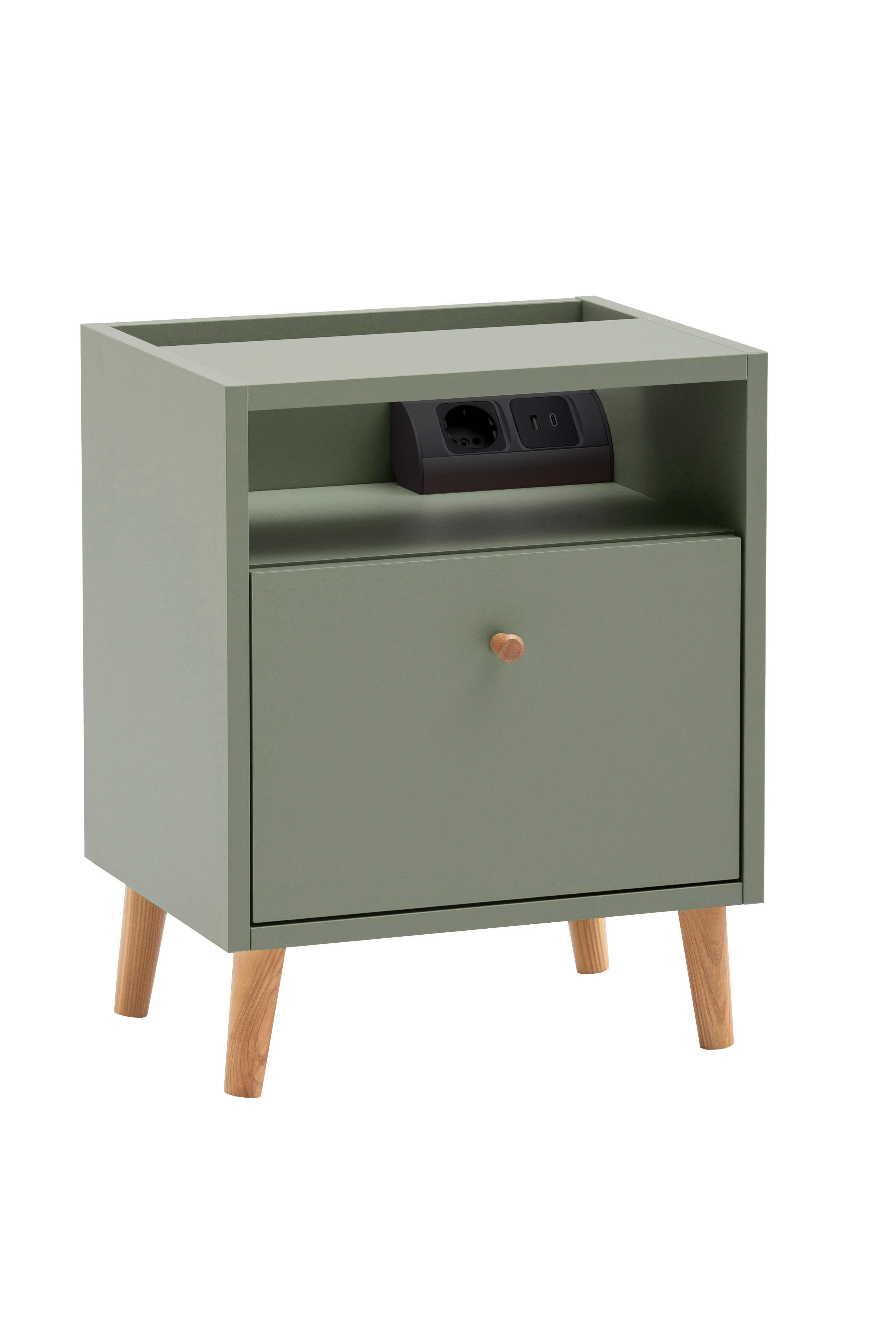 Nachtkonsole Bjarne Pistazie B/H/T: ca. 40,2x50,1x32,7 cm Bjarne - Pistazie (40,20/50,10/32,70cm) - Schildmeyer
