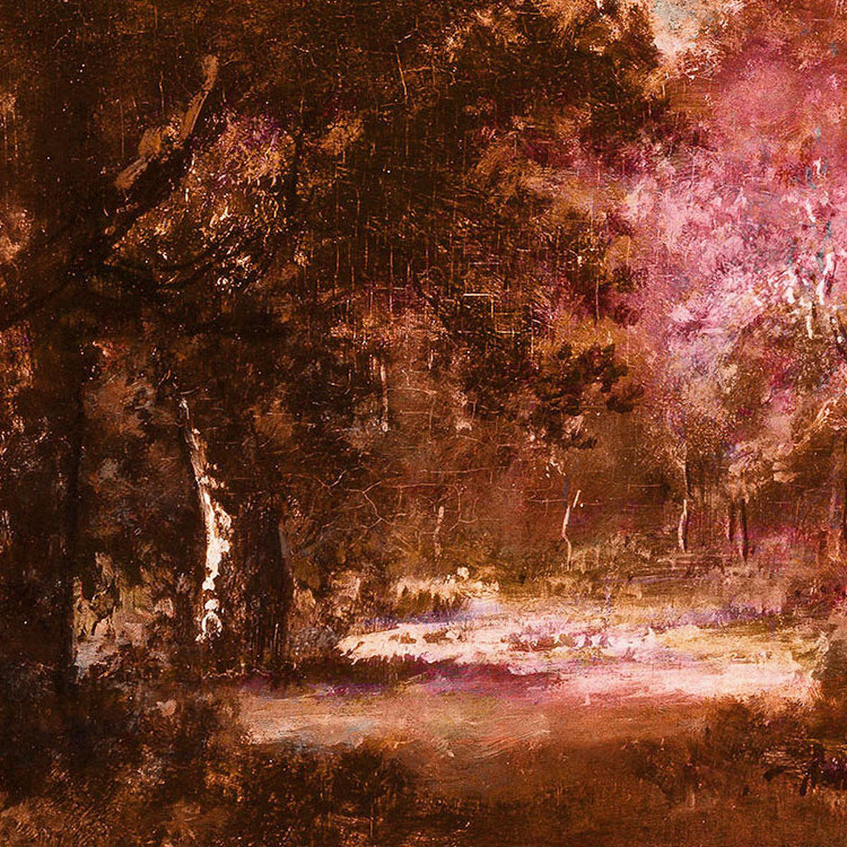 Komar Fototapete Autumna Rosso B/L: ca. 200x280 cm Autumna Rosso - (200,00/280,00cm) - Komar