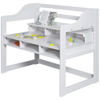 Kinderschreibtisch Kids Learning weiß lackiert B/H/L: ca. 68x91x112 cm Kids Learning - weiß (112,00/68,00/91,00cm) - Inter Link