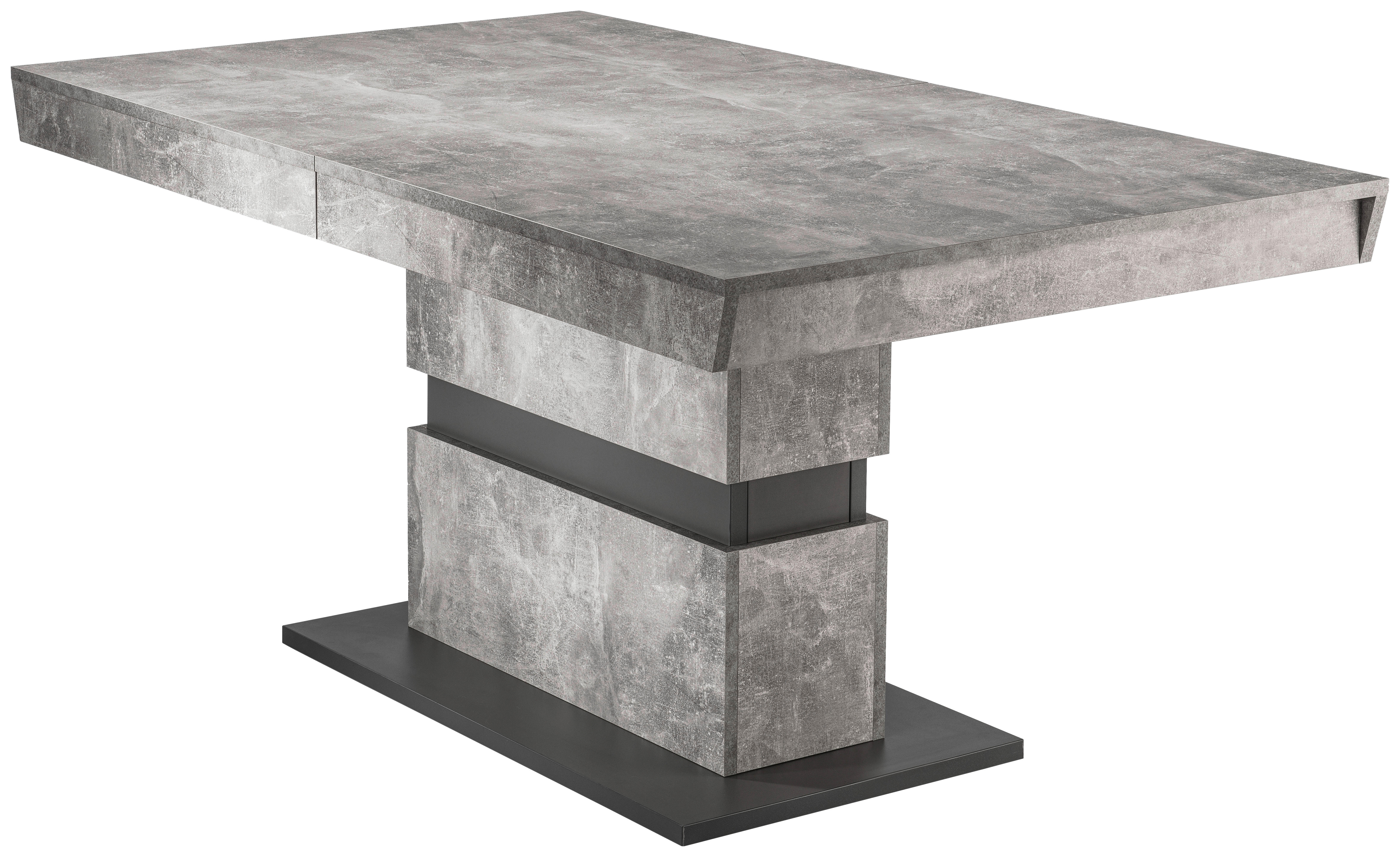 Tisch MATTHEW Beton Optik anthrazit B/H/T: ca. 160x75x90 cm MATTHEW - Beton/anthrazit (160,00/75,00/90,00cm) - byLIVING