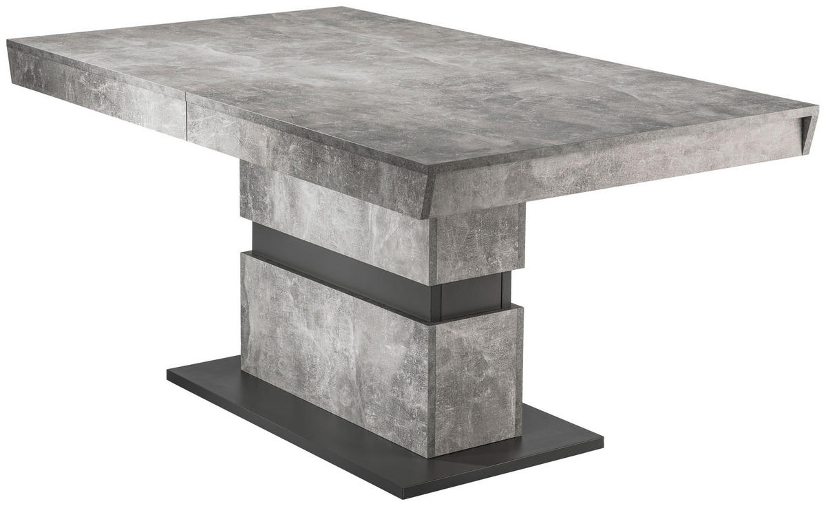 Tisch MATTHEW Beton Optik anthrazit B/H/T: ca. 160x75x90 cm MATTHEW - Beton/anthrazit (160,00/75,00/90,00cm) - byLIVING