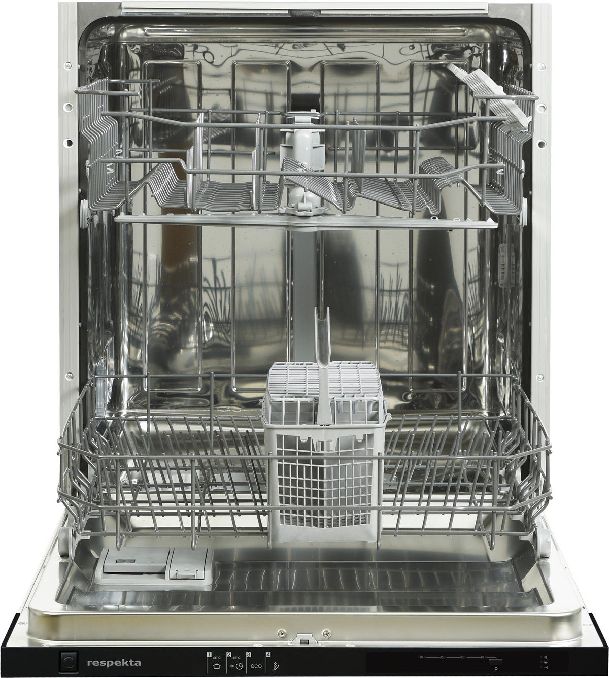 Respekta Küchenblock Premium weiß hochglänzend B/H/T: ca. 280x200x60 cm Premium - weiß (280,00/200,00/60,00cm) - Respekta