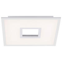 Just Light LED-Deckenleuchte RECESS 11645-16 weiß Kunststoff Metall B/H/T: ca. 45x5x45 cm 1 Brennstellen RECESS - weiß (45,00/5,00/45,00cm) - Just Light