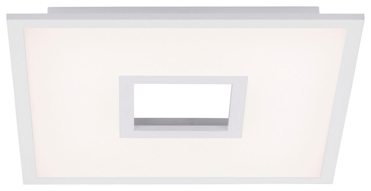 Just Light LED-Deckenleuchte RECESS 11645-16 weiß Kunststoff Metall B/H/T: ca. 45x5x45 cm 1 Brennstellen RECESS - weiß (45,00/5,00/45,00cm) - Just Light