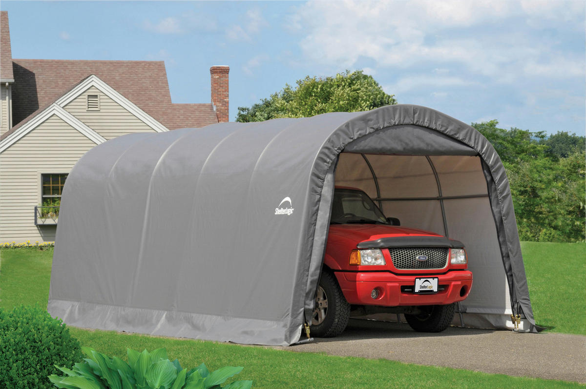 ShelterLogic Foliengarage B/H/L: ca. 370x240x610 cm Foliengarage - (610,00/370,00/240,00cm) - ShelterLogic