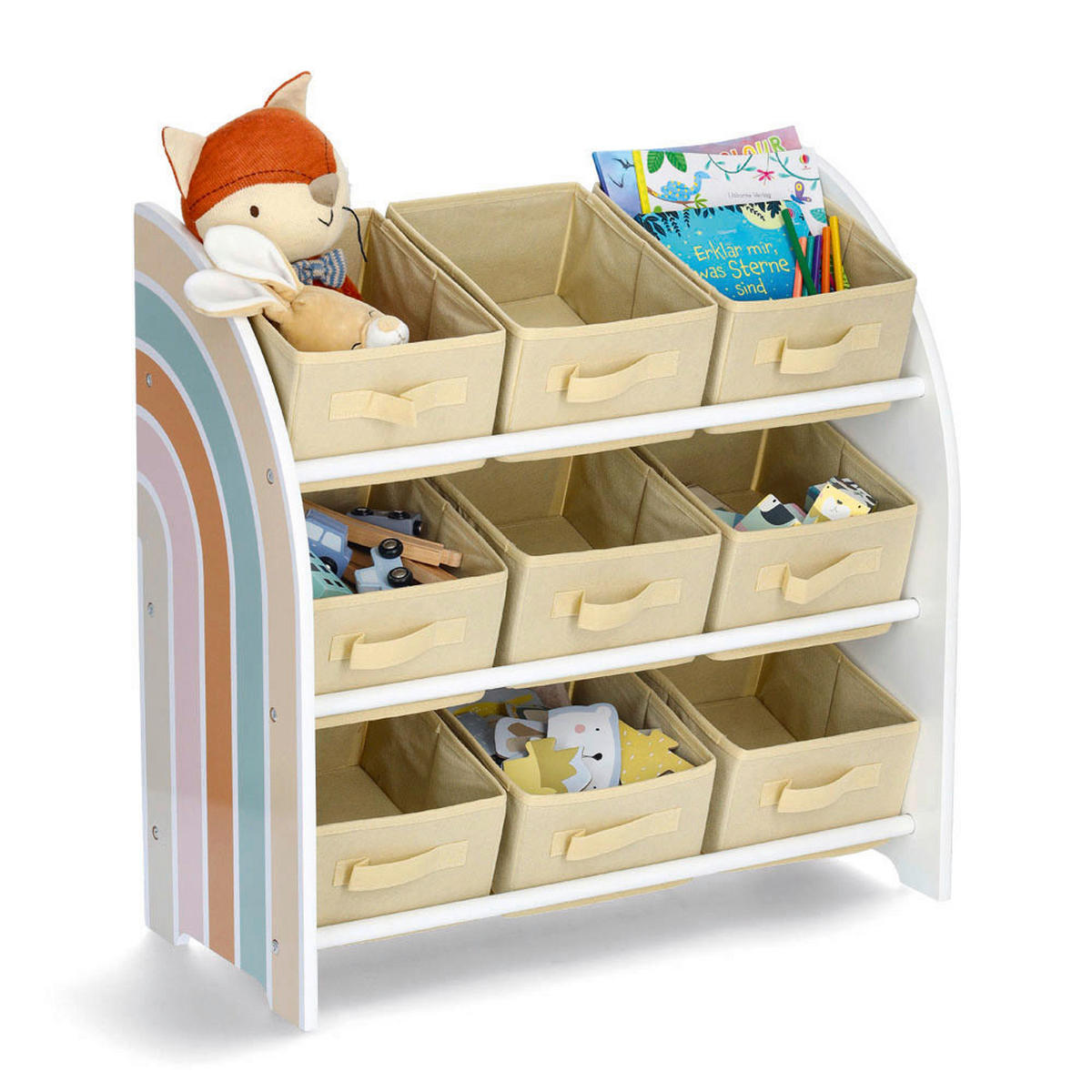 Zeller Regal Kinder-Regal_Rainbow - (65,00/30,00/64,00cm) - Zeller