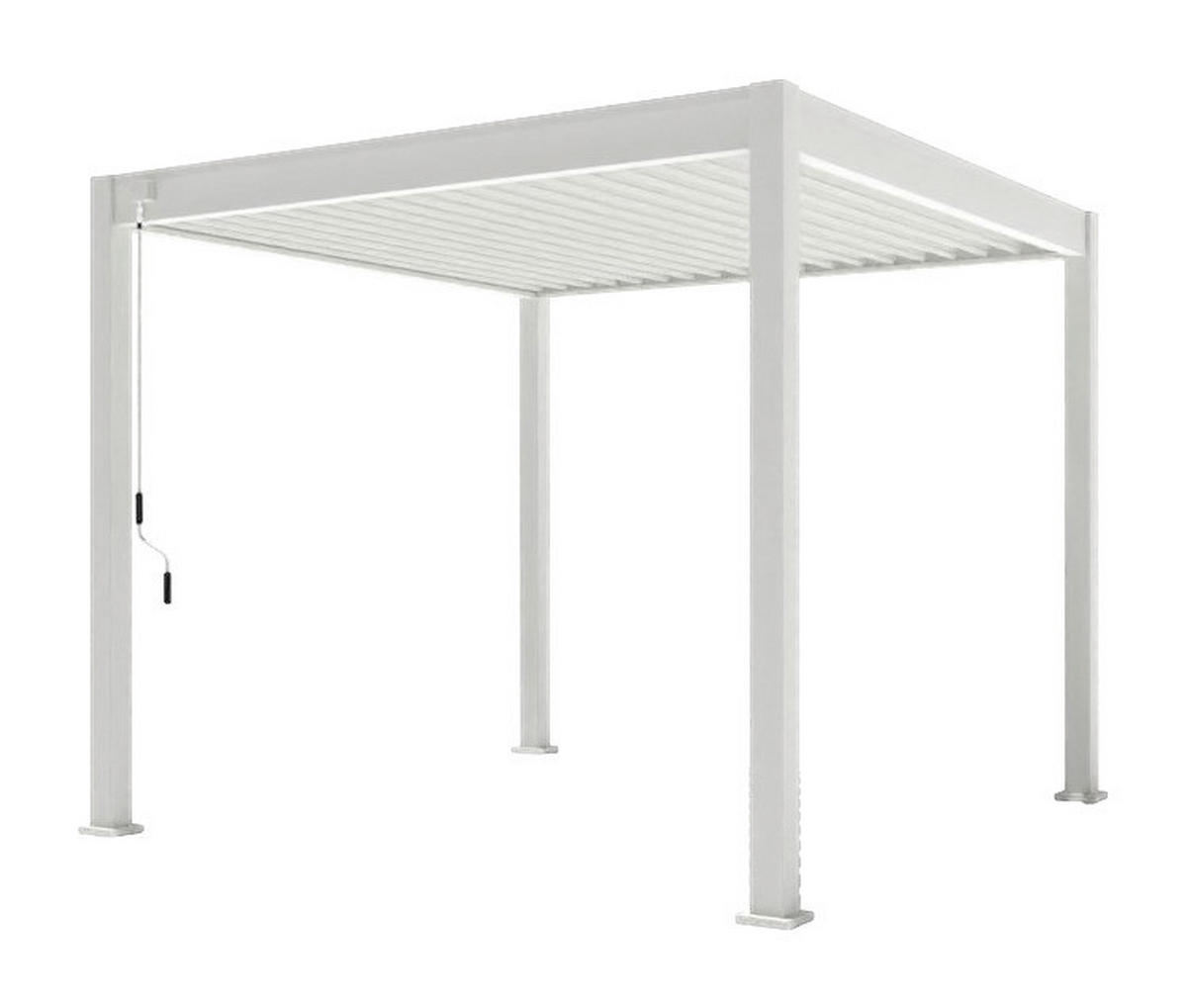 PergoLine Pergola Trumpf weiß Aluminium B/H/L: ca. 300x255x300 cm Trumpf - weiß (300,00/300,00/255,00cm) - PergoLine