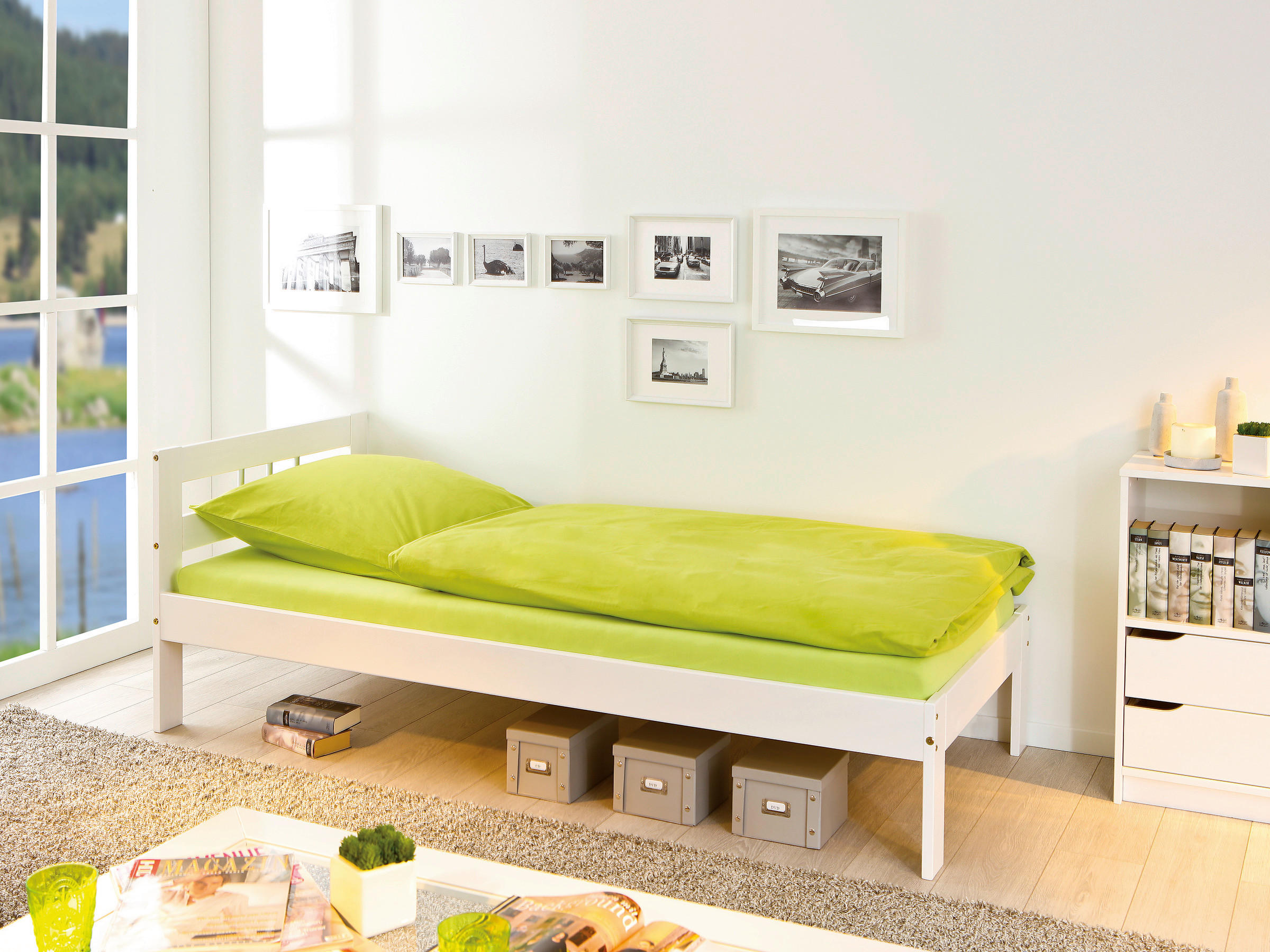 Bett Fana natur Liegefläche B/L: ca. 90x200 cm Fana - natur (96,00/72,00/205,00cm) - Inter Link