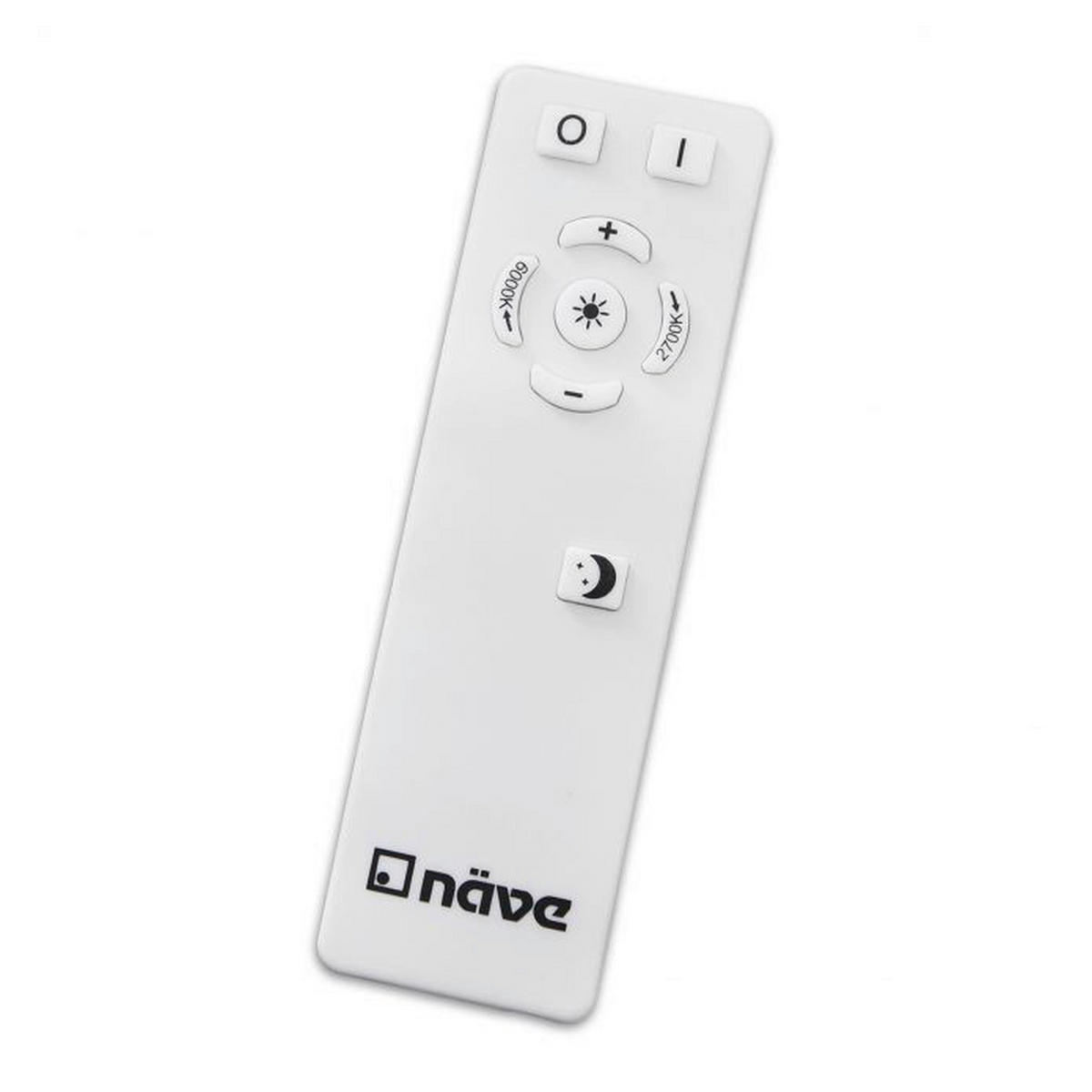 Näve Leuchten LED Deckenleuchte NV12009901 weiß Metall Kunststoff H/D: ca. 11x35 cm null 1 Brennstellen Bern - weiß (35,00/11,00cm) - Näve Leuchten