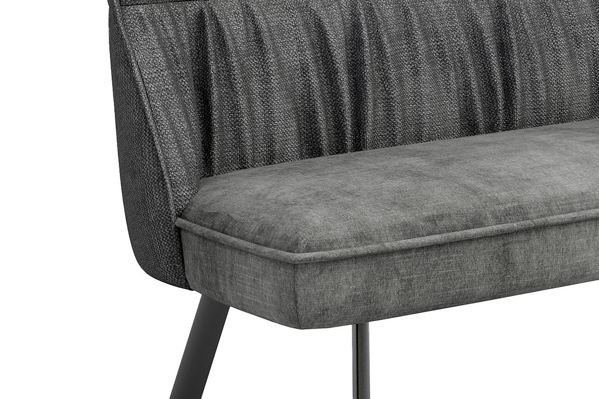 Bank CALIFORNIA anthrazit B/H/T: ca. 180x88x63 cm CALIFORNIA - schwarz/anthrazit (180,00/88,00/63,00cm) - byLIVING